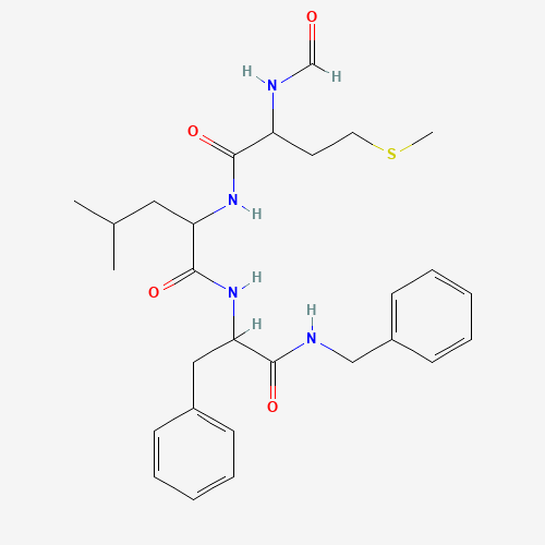 (2S)-N-[(2S)-1-(benzylamino)-1-oxo-3-phenylpropan-2-yl]-2-[[(2S)-2-formamido-4-methylsulfanylbutanoyl]amino]-4-methylpentanamide (CAS: 80180-62-7) - Related Chemical Product