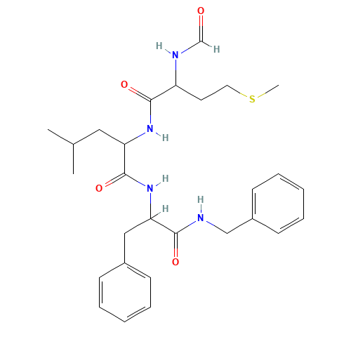 (2S)-N-[(2S)-1-(benzylamino)-1-oxo-3-phenylpropan-2-yl]-2-[[(2S)-2-formamido-4-methylsulfanylbutanoyl]amino]-4-methylpentanamide (CAS: 80180-62-7) - Related Chemical Product