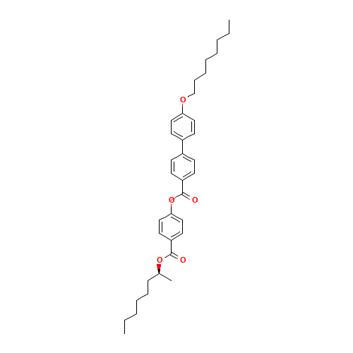 [4-[(2S)-octan-2-yl]oxycarbonylphenyl] 4-(4-octoxyphenyl)benzoate (CAS: 112901-67-4) - Related Chemical Product