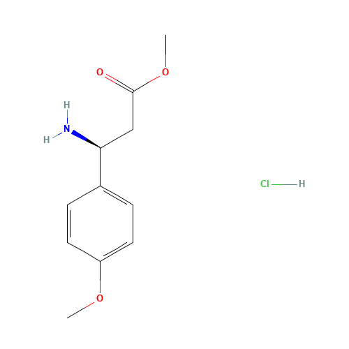 methyl (3S)-3-amino-3-(4-methoxyphenyl)propanoate;hydrochloride (CAS: 444119-40-8) - Related Chemical Product