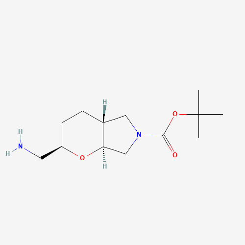 tert-butyl (2R,4aR,7aS)-2-(aminomethyl)-3,4,4a,5,7,7a-hexahydro-2H-pyrano[2,3-c]pyrrole-6-carboxylate (CAS: 1263283-92-6) - Related Chemical Product
