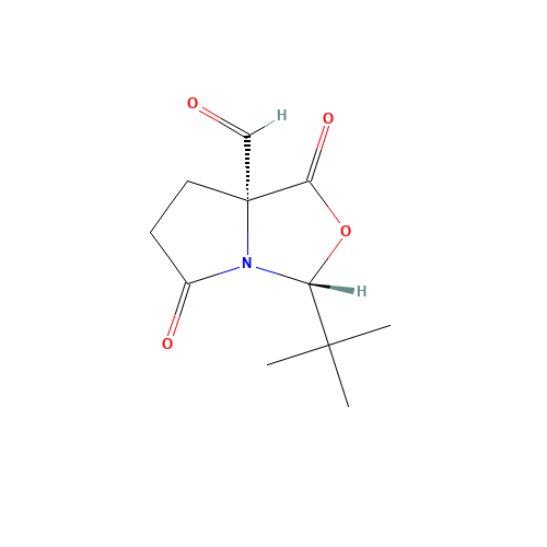 (3R,7aR)-3-tert-butyl-1,5-dioxo-6,7-dihydro-3H-pyrrolo[1,2-c][1,3]oxazole-7a-carbaldehyde (CAS: 1214741-19-1) - Related Chemical Product
