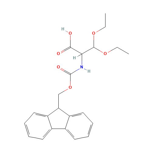 (2S)-3,3-diethoxy-2-(9H-fluoren-9-ylmethoxycarbonylamino)propanoic acid (CAS: 874817-18-2) - Related Chemical Product
