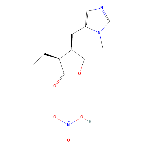 (3S,4R)-3-ethyl-4-[(3-methylimidazol-4-yl)methyl]oxolan-2-one;nitric acid (CAS: 148-72-1) - Related Chemical Product