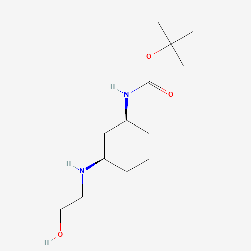 tert-butyl N-[(1S,3R)-3-(2-hydroxyethylamino)cyclohexyl]carbamate (CAS: 1245647-72-6) - Related Chemical Product