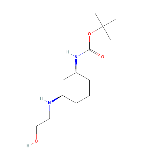 tert-butyl N-[(1S,3R)-3-(2-hydroxyethylamino)cyclohexyl]carbamate (CAS: 1245647-72-6) - Related Chemical Product