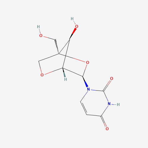 1-[(1R,4S,6R,7S)-7-hydroxy-4-(hydroxymethyl)-2,5-dioxabicyclo[2.2.1]heptan-6-yl]pyrimidine-2,4-dione (CAS: 200435-92-3) - Related Chemical Product