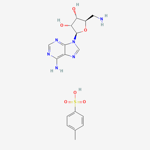 (2R,3S,4R,5R)-2-(aminomethyl)-5-(6-aminopurin-9-yl)oxolane-3,4-diol;4-methylbenzenesulfonic acid (CAS: 81090-75-7) - Related Chemical Product