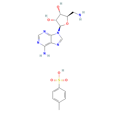 (2R,3S,4R,5R)-2-(aminomethyl)-5-(6-aminopurin-9-yl)oxolane-3,4-diol;4-methylbenzenesulfonic acid (CAS: 81090-75-7) - Related Chemical Product