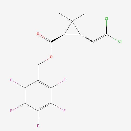 (2,3,4,5,6-pentafluorophenyl)methyl (1R,3S)-3-(2,2-dichloroethenyl)-2,2-dimethylcyclopropane-1-carboxylate (CAS: 75867-00-4) - Related Chemical Product