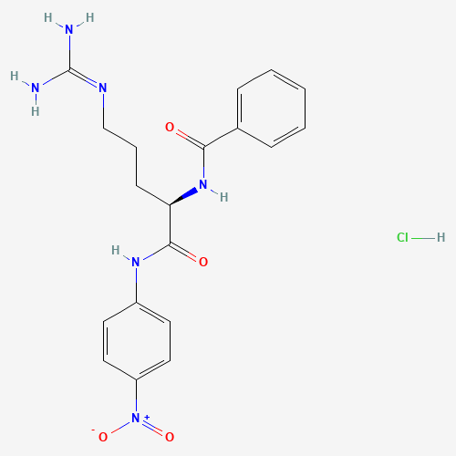 N-[(2R)-5-(diaminomethylideneamino)-1-(4-nitroanilino)-1-oxopentan-2-yl]benzamide;hydrochloride (CAS: 21653-41-8) - Related Chemical Product