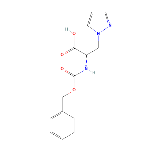 (2S)-2-(phenylmethoxycarbonylamino)-3-pyrazol-1-ylpropanoic acid (CAS: 20945-53-3) - Related Chemical Product