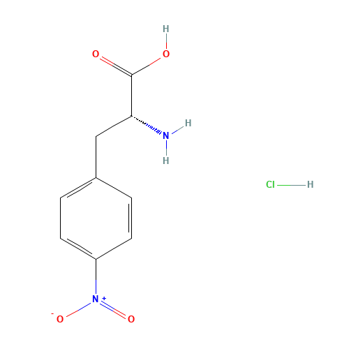 (2R)-2-amino-3-(4-nitrophenyl)propanoic acid;hydrochloride (CAS: 147065-06-3) - Related Chemical Product