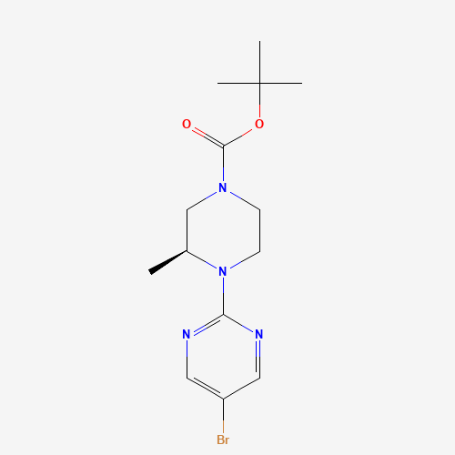 tert-butyl (3S)-4-(5-bromopyrimidin-2-yl)-3-methylpiperazine-1-carboxylate (CAS: 1272973-71-3) - Related Chemical Product