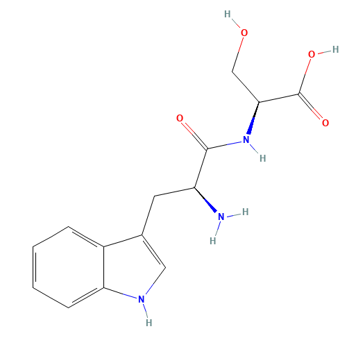 (2S)-2-[[(2S)-2-amino-3-(1H-indol-3-yl)propanoyl]amino]-3-hydroxypropanoic acid (CAS: 133101-40-3) - Related Chemical Product