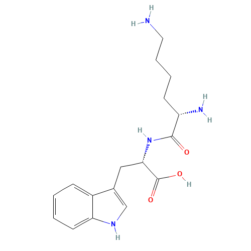 (2S)-2-[[(2S)-2,6-diaminohexanoyl]amino]-3-(1H-indol-3-yl)propanoic acid (CAS: 50674-18-5) - Related Chemical Product