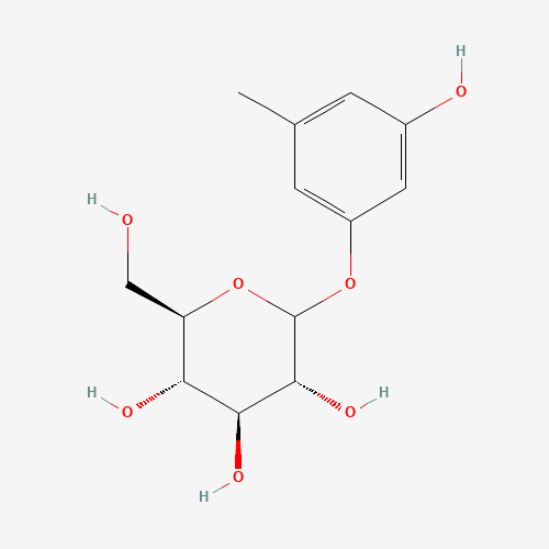(2R,3S,4S,5R)-2-(hydroxymethyl)-6-(3-hydroxy-5-methylphenoxy)oxane-3,4,5-triol (CAS: 21082-33-7) - Related Chemical Product