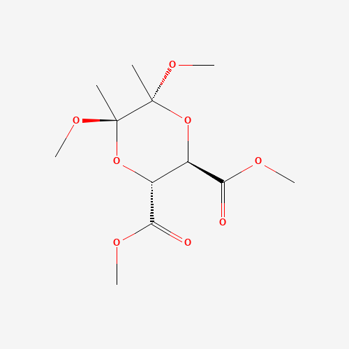 dimethyl (2R,3R,5R,6R)-2,3-dimethoxy-5,6-dimethyl-1,4-dioxane-2,3-dicarboxylate (CAS: 181586-74-3) - Related Chemical Product