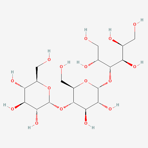 (2S,3R,4R,5R)-4-[(2R,3R,4R,5S,6R)-3,4-dihydroxy-6-(hydroxymethyl)-5-[(2R,3R,4S,5S,6R)-3,4,5-trihydroxy-6-(hydroxymethyl)oxan-2-yl]oxyoxan-2-yl]oxyhexane-1,2,3,5,6-pentol (CAS: 32860-62-1) - Related Chemical Product