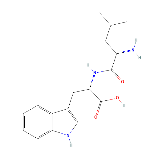(2S)-2-[[(2S)-2-amino-4-methylpentanoyl]amino]-3-(1H-indol-3-yl)propanoic acid (CAS: 5156-22-9) - Related Chemical Product