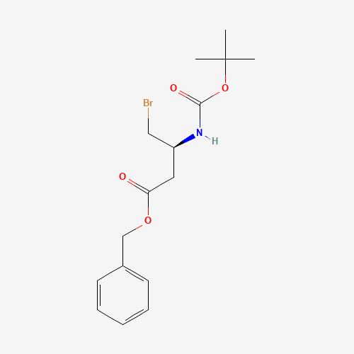 benzyl (3S)-4-bromo-3-[(2-methylpropan-2-yl)oxycarbonylamino]butanoate (CAS: 840525-40-8) - Related Chemical Product