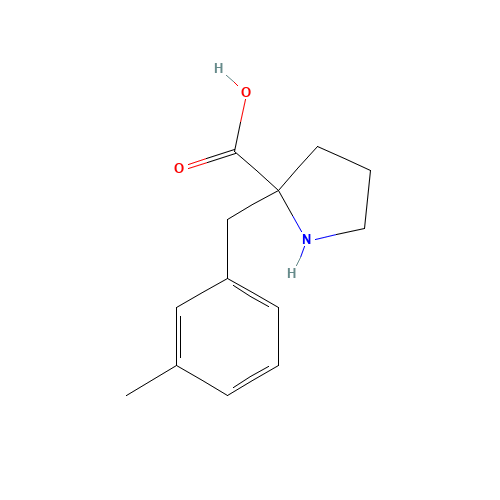 (2S)-2-[(3-methylphenyl)methyl]pyrrolidine-2-carboxylic acid (CAS: 1049981-09-0) - Related Chemical Product