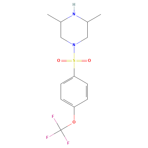 (3S,5R)-3,5-dimethyl-1-[4-(trifluoromethoxy)phenyl]sulfonylpiperazine (CAS: 958243-69-1) - Related Chemical Product