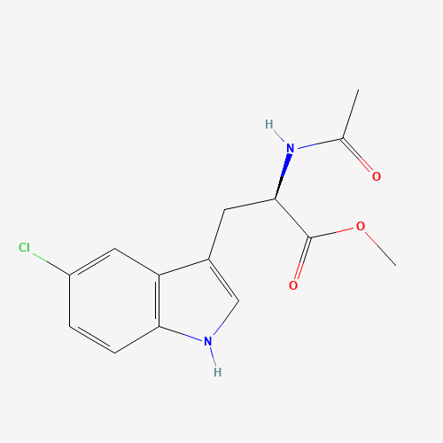 methyl (2R)-2-acetamido-3-(5-chloro-1H-indol-3-yl)propanoate (CAS: 114872-81-0) - Related Chemical Product