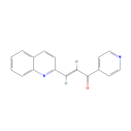 (E)-1-pyridin-4-yl-3-quinolin-2-ylprop-2-en-1-one (CAS: 4382-63-2) - Related Chemical Product