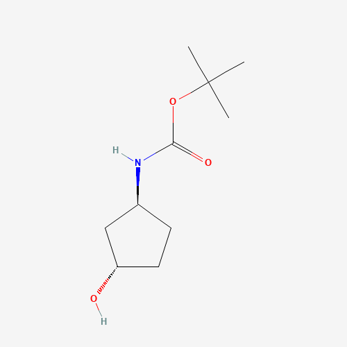 tert-butyl N-[(1S,3S)-3-hydroxycyclopentyl]carbamate (CAS: 154737-89-0) - Related Chemical Product