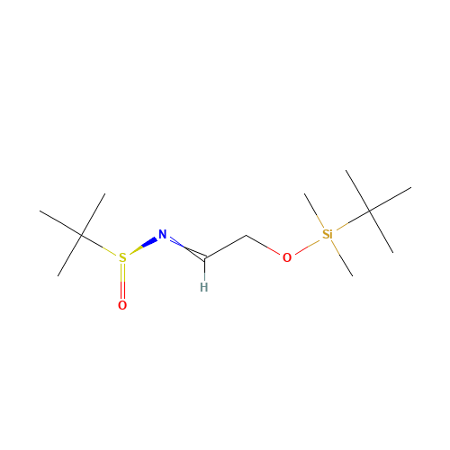 (NE)-N-[2-[tert-butyl(dimethyl)silyl]oxyethylidene]-2-methylpropane-2-sulfinamide (CAS: 918413-70-4) - Related Chemical Product