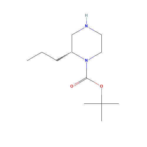 tert-butyl (2R)-2-propylpiperazine-1-carboxylate (CAS: 1212252-88-4) - Related Chemical Product