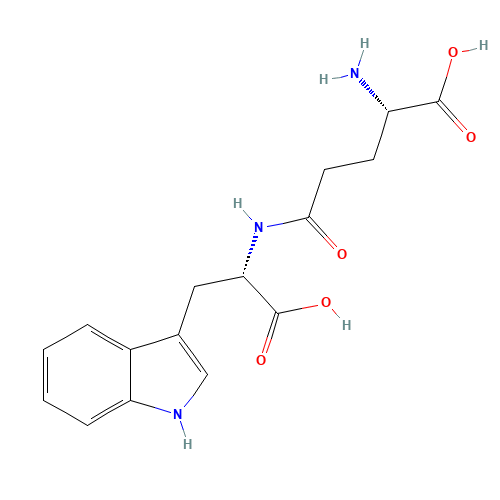 (2S)-2-amino-5-[[(1S)-1-carboxy-2-(1H-indol-3-yl)ethyl]amino]-5-oxopentanoic acid (CAS: 66471-20-3) - Related Chemical Product
