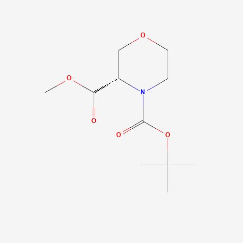 4-O-tert-butyl 3-O-methyl (3S)-morpholine-3,4-dicarboxylate (CAS: 215917-98-9) - Related Chemical Product