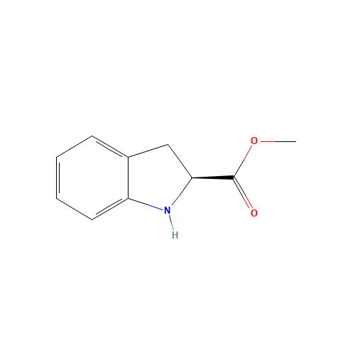 methyl (2S)-2,3-dihydro-1H-indole-2-carboxylate (CAS: 141410-06-2) - Related Chemical Product