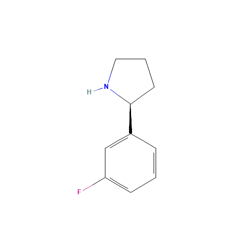 (2S)-2-(3-fluorophenyl)pyrrolidine (CAS: 920274-04-0) - Related Chemical Product