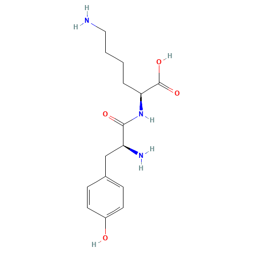 (2S)-6-amino-2-[[(2S)-2-amino-3-(4-hydroxyphenyl)propanoyl]amino]hexanoic acid (CAS: 54925-88-1) - Related Chemical Product