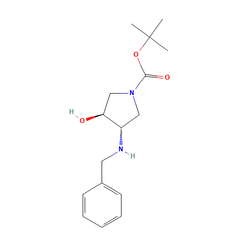 tert-butyl (3S,4S)-3-(benzylamino)-4-hydroxypyrrolidine-1-carboxylate (CAS: 252574-03-1) - Related Chemical Product