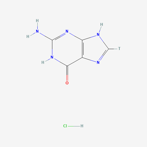 2-amino-8-tritio-3,7-dihydropurin-6-one;hydrochloride (CAS: 23199-21-5) - Related Chemical Product