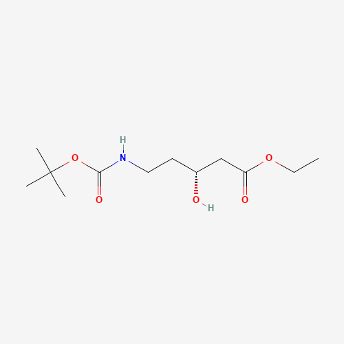 ethyl (3R)-3-hydroxy-5-[(2-methylpropan-2-yl)oxycarbonylamino]pentanoate (CAS: 182370-56-5) - Related Chemical Product