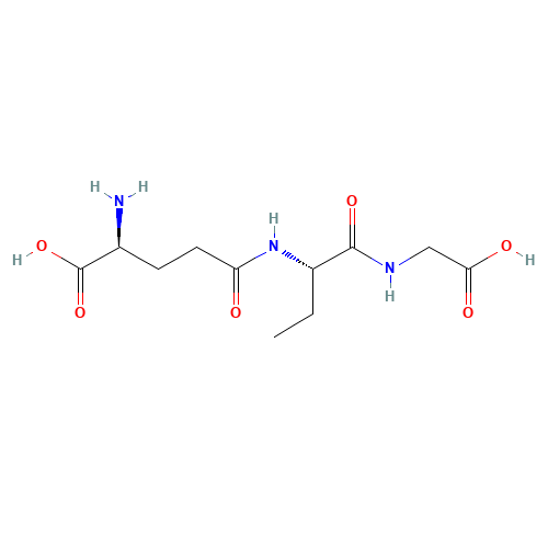 (2S)-2-amino-5-[[(2S)-1-(carboxymethylamino)-1-oxobutan-2-yl]amino]-5-oxopentanoic acid (CAS: 495-27-2) - Chemical Structure and Molecular Formula 