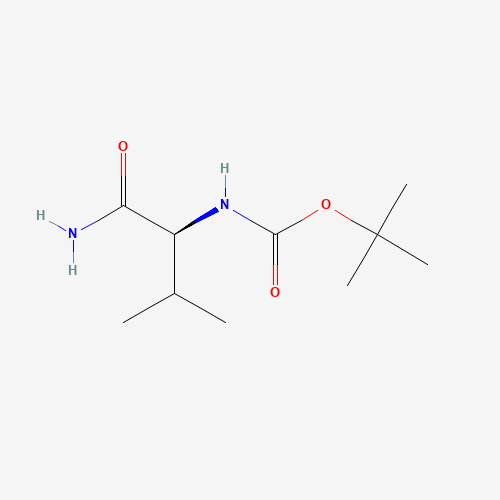 tert-butyl N-[(2S)-1-amino-3-methyl-1-oxobutan-2-yl]carbamate (CAS: 35150-08-4) - Related Chemical Product