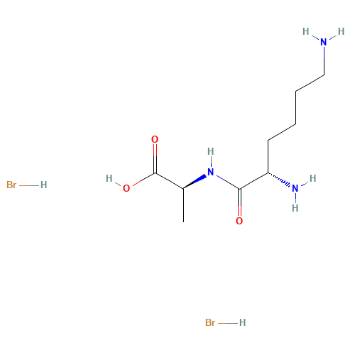 (2S)-2-[[(2S)-2,6-diaminohexanoyl]amino]propanoic acid;dihydrobromide (CAS: 57448-86-9) - Related Chemical Product