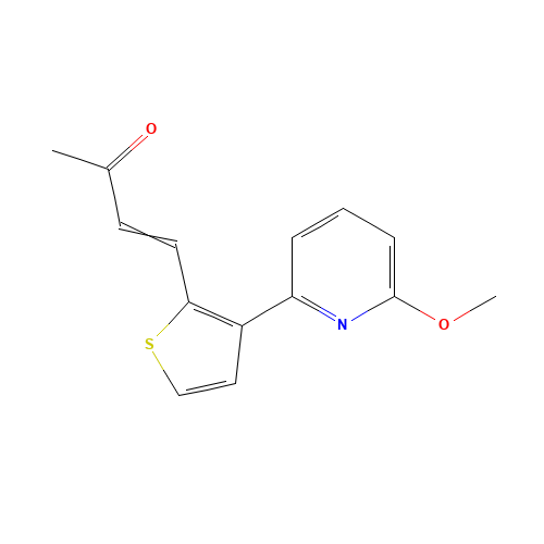 (E)-4-[3-(6-methoxypyridin-2-yl)thiophen-2-yl]but-3-en-2-one (CAS: 1177369-18-4) - Related Chemical Product
