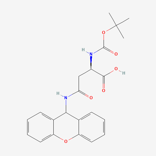 (2R)-2-[(2-methylpropan-2-yl)oxycarbonylamino]-4-oxo-4-(9H-xanthen-9-ylamino)butanoic acid (CAS: 200192-48-9) - Related Chemical Product