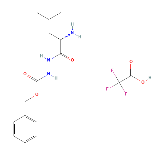 benzyl N-[[(2S)-2-amino-4-methylpentanoyl]amino]carbamate;2,2,2-trifluoroacetic acid (CAS: 19635-96-2) - Related Chemical Product
