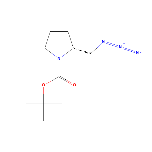 tert-butyl (2R)-2-(azidomethyl)pyrrolidine-1-carboxylate (CAS: 259537-91-2) - Related Chemical Product