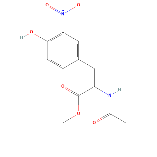 ethyl (2S)-2-acetamido-3-(4-hydroxy-3-nitrophenyl)propanoate (CAS: 40642-95-3) - Related Chemical Product