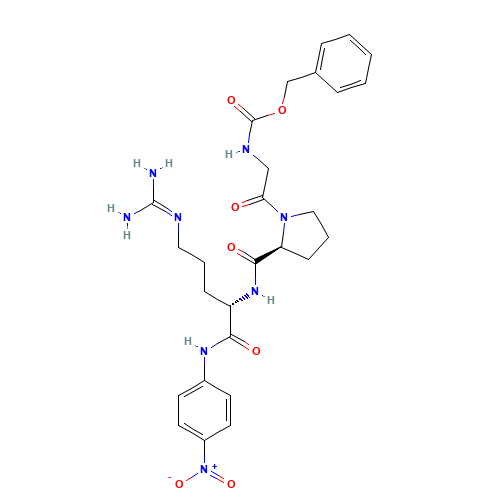 benzyl N-[2-[(2S)-2-[[(2S)-5-(diaminomethylideneamino)-1-(4-nitroanilino)-1-oxopentan-2-yl]carbamoyl]pyrrolidin-1-yl]-2-oxoethyl]carbamate (CAS: 66648-35-9) - Related Chemical Product