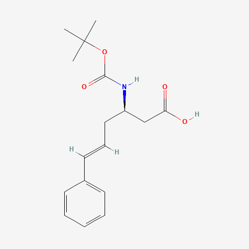 (2R)-3-amino-2-[(2-methylpropan-2-yl)oxycarbonyl]-6-phenylhex-5-enoic acid (CAS: 332064-73-0) - Related Chemical Product